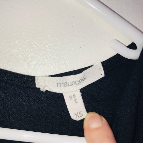 Maurices size xs black sheer tank top. - Picture 3 of 7